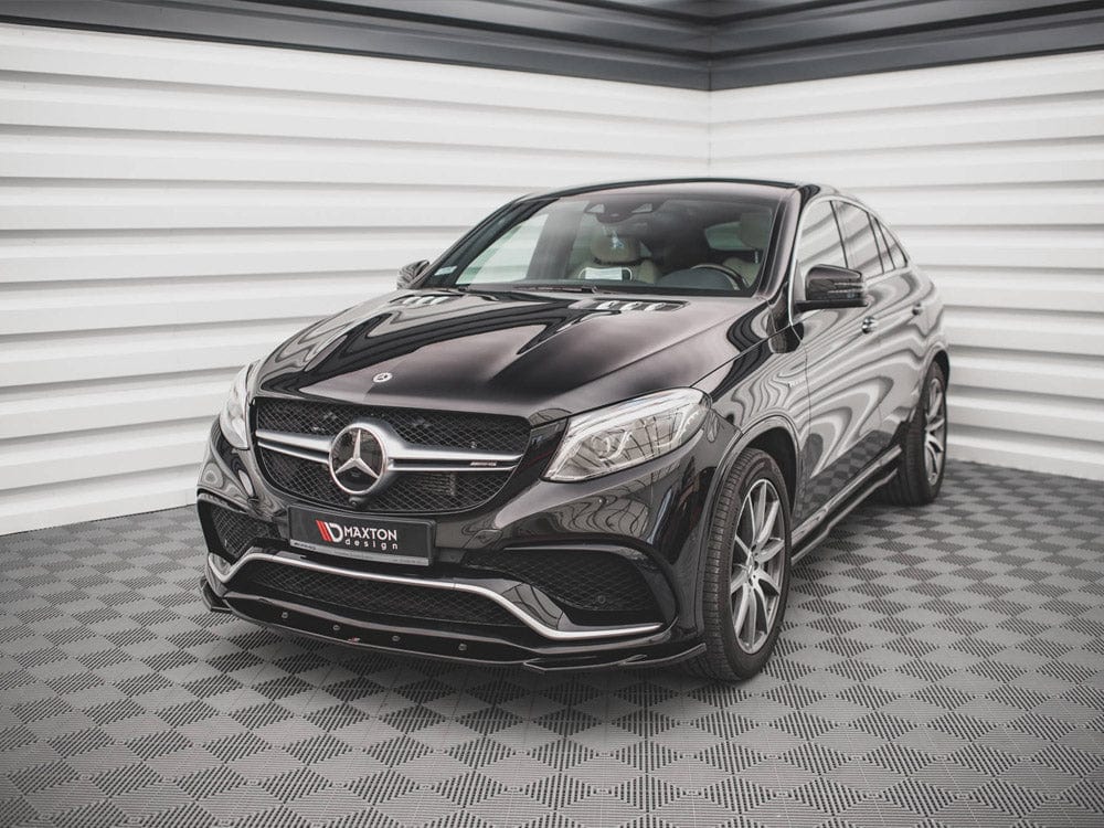 Maxton Design Carbon Look Front Splitter V.2 Mercedes GLE Coupe 63AMG C292 2015-2019 Maxton Design SR