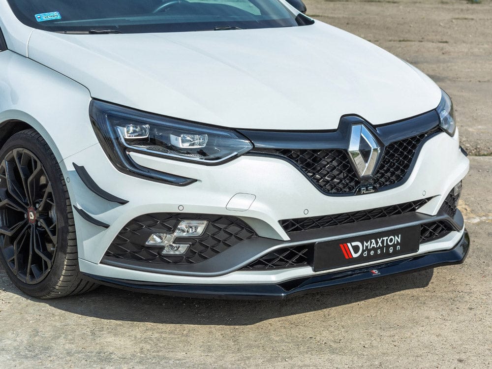 Maxton Design Carbon Look Front Splitter V.2 Renault Megane MK4 RS 2018-2020 Maxton Design SR