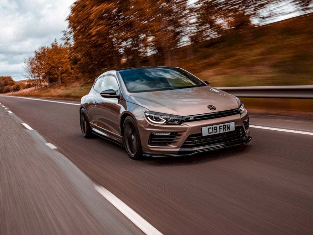 Maxton Design Carbon Look Front Splitter V.2 Volkswagen Scirocco MK3 R Facelift 2014-2017 Maxton Design SR
