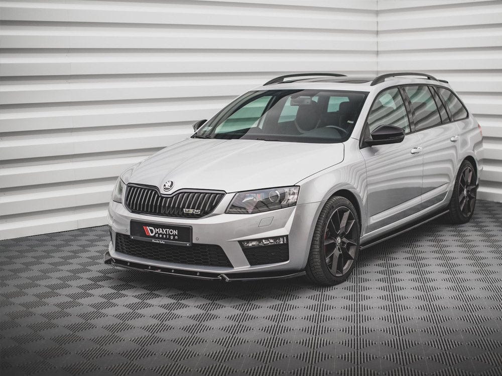 Maxton Design Carbon Look Front Splitter V.3 Skoda Octavia RS MK3 2013-2016 Maxton Design SR