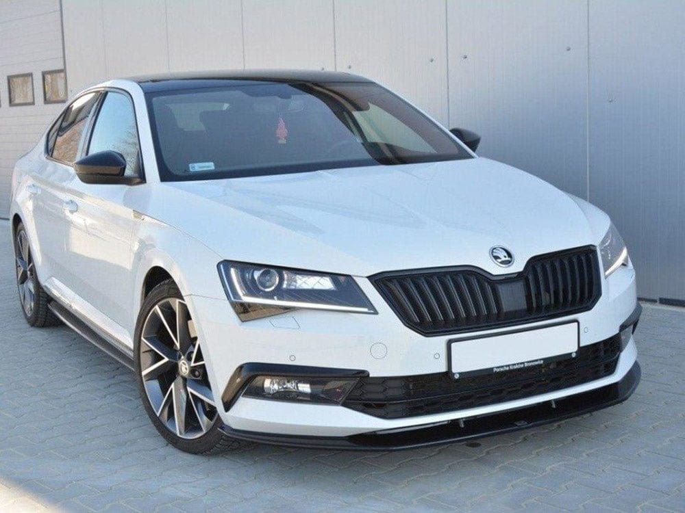 Maxton Design Carbon Look Front Splitter V.3 Skoda Superb III Maxton Design SR
