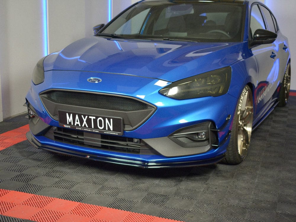 Maxton Design Carbon Look Front Splitter V.4 Ford Focus Mk4 ST / ST-Line Maxton Design SR