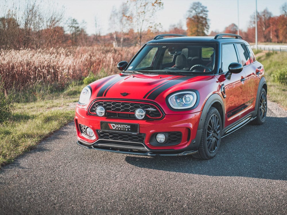 Maxton Design Carbon Look Front Splitter V2 Mini Countryman MK2 F60 JCW 2020- Maxton Design SR