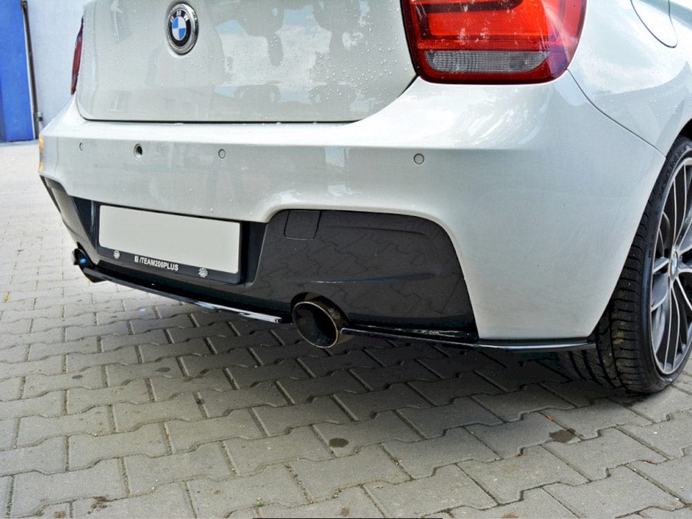 Maxton Design Carbon Look / No Central Rear Splitter BMW 1 F20 / F21 Maxton Design SR