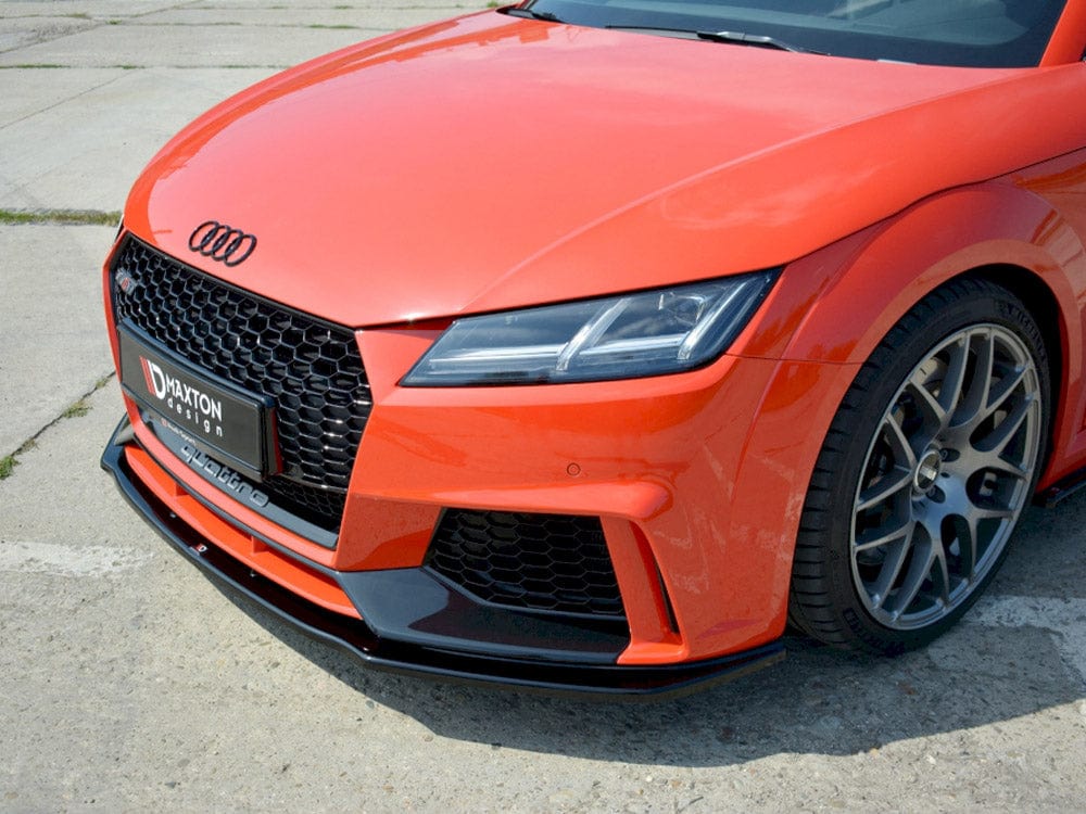 Maxton Design Carbon Look / No Front Splitter V.1 Audi TT MK3 (8S) RS 2016-2020 Maxton Design SR