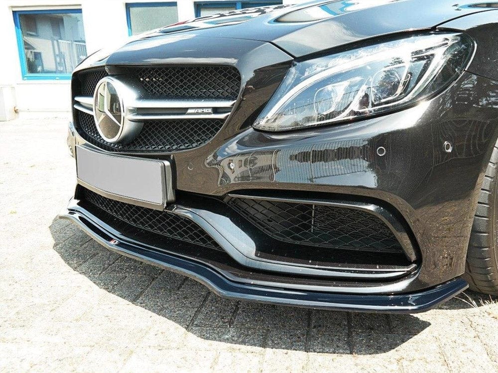 Maxton Design Carbon Look / No Front Splitter V.1 Mercedes C-class S205 63 AMG Estate 2015-2018 Maxton Design SR