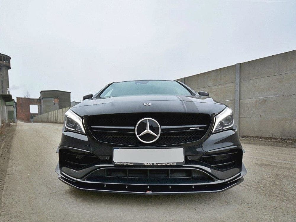 Maxton Design Carbon Look / No Front Splitter V.1 Mercedes CLA 45 AMG C117 (Facelift) 2017-UP Maxton Design SR