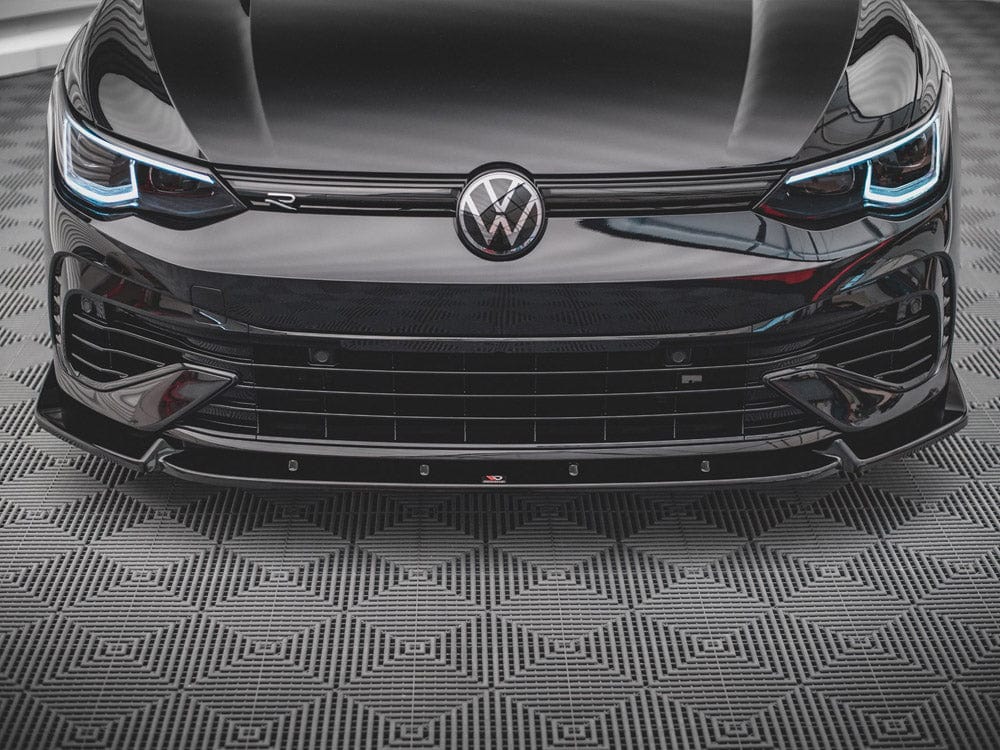 Maxton Design Carbon Look / No Front Splitter V.2 VW Golf R MK8 2020- Maxton Design SR