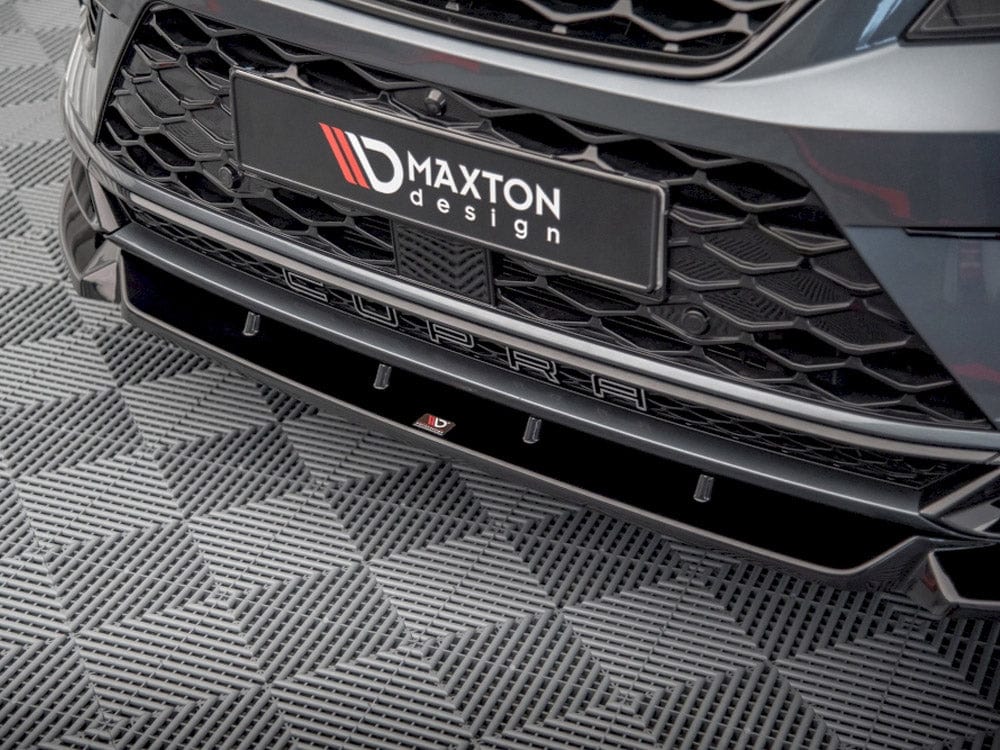 Maxton Design Carbon Look / No Front Splitter V1 Cupra Ateca 2018-2019 Maxton Design SR