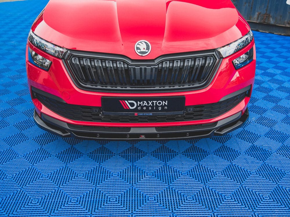Maxton Design Carbon Look / No Front Splitter V1 Skoda Kamiq 2019- Maxton Design SR