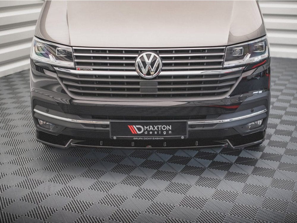 Maxton Design Carbon Look / No Front Splitter V1 VW T6 Facelift 2019- Maxton Design SR