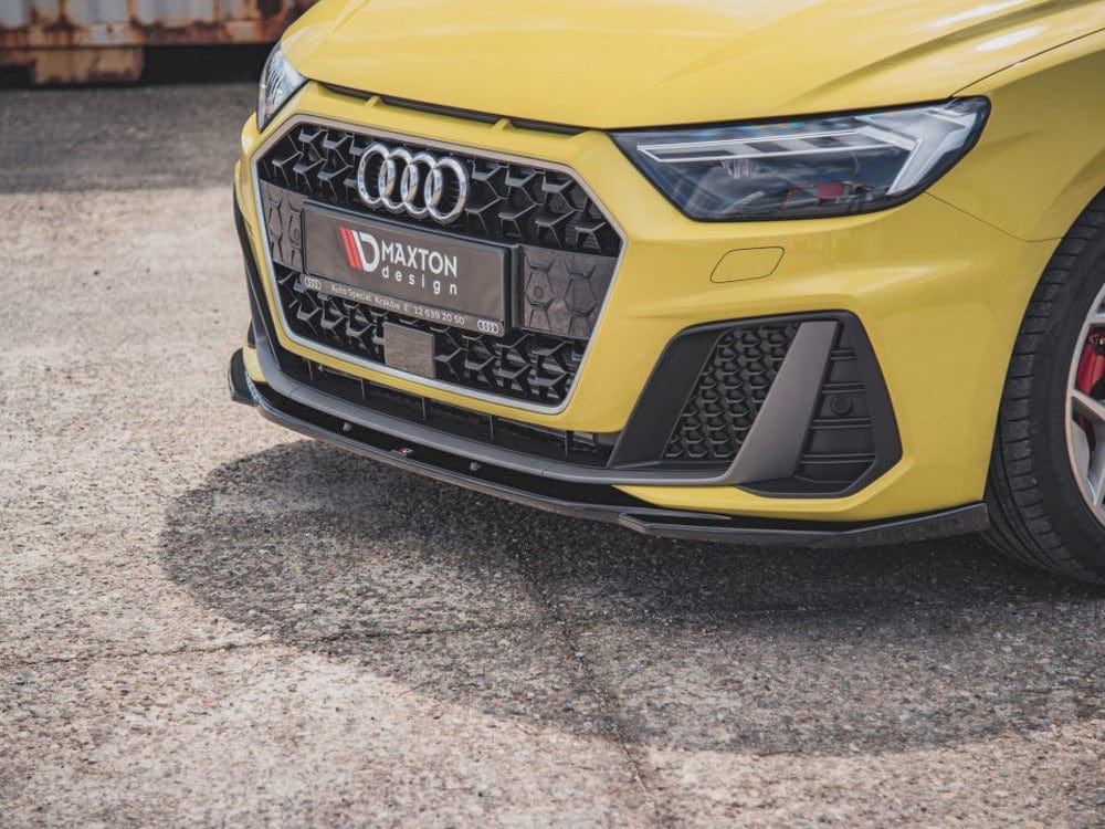 Maxton Design Carbon Look / No Front Splitter V2 Audi A1 S-line GB 2018- Maxton Design SR