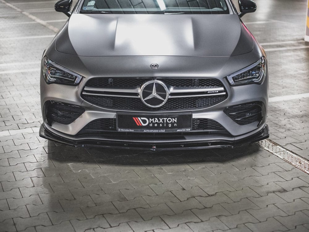 Maxton Design Carbon Look / No Front Splitter V2 Mercedes-amg CLA 35 AERO C118 2019- Maxton Design SR
