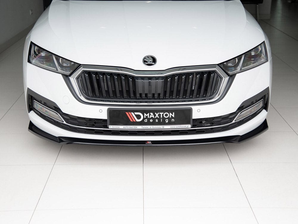 Maxton Design Carbon Look / No Front Splitter V2 Skoda Octavia MK4 2019- Maxton Design SR