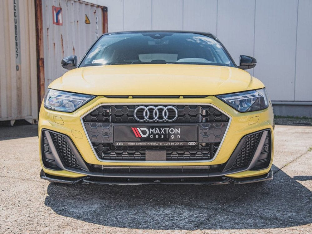 Maxton Design Carbon Look / No Front Splitter V3 Audi A1 S-line GB 2018- Maxton Design SR