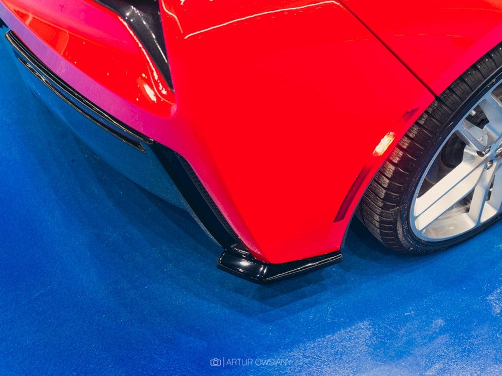 Maxton Design Carbon Look / No Rear Side Splitters Chevrolet Corvette C7 2013-19 Maxton Design SR