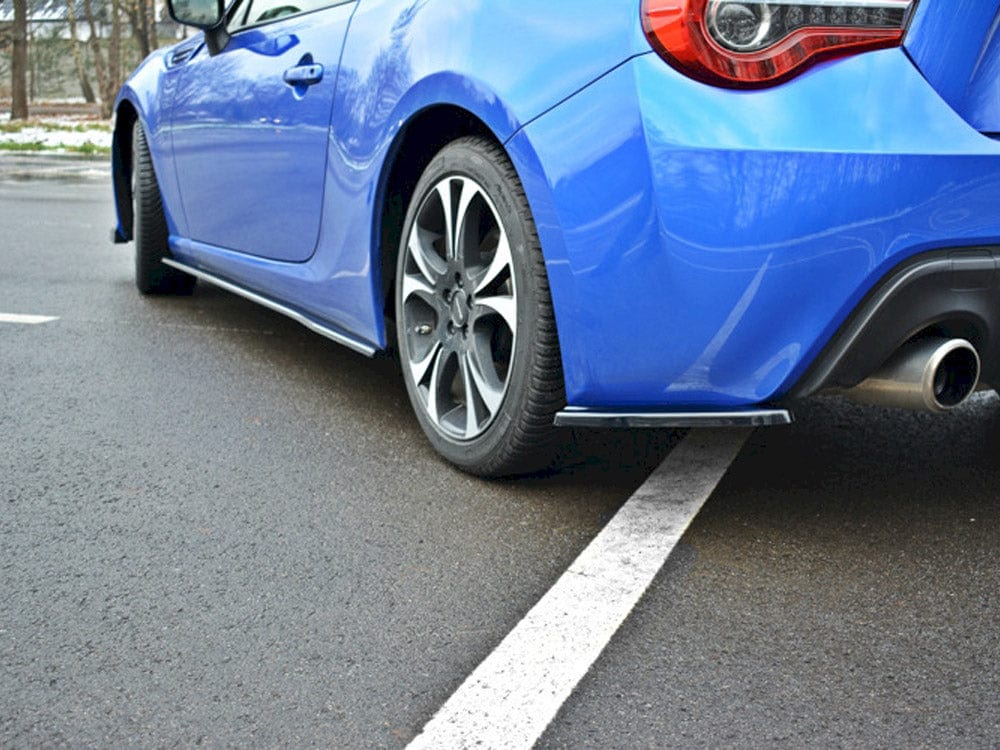 Maxton Design Carbon Look / No Rear Side Splitters V.1 Subaru BRZ Facelift 2017-2020 Maxton Design SR
