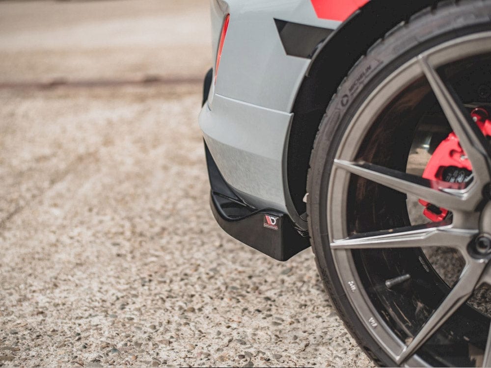 Maxton Design Carbon Look / No Rear Side Splitters V.2 Ford Fiesta MK8 ST Maxton Design SR