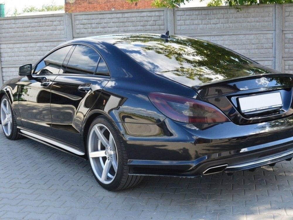 Maxton Design Carbon Look Rear Side Splitters Mercedes CLS C218 Amg-line 2011-2014 Maxton Design SR