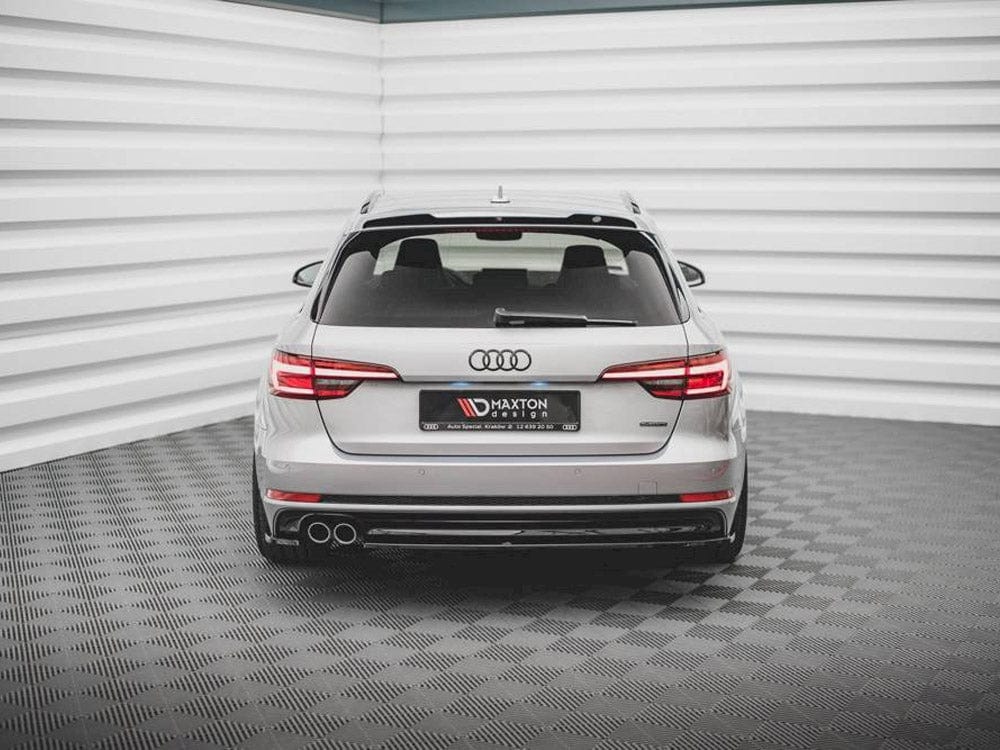 Maxton Design Carbon Look Rear Side Splitters V.2 Audi A4 S-Line B9 Maxton Design SR
