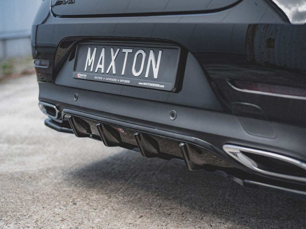 Maxton Design Carbon Look Rear Valance Mercedes-benz CLS AMG Line C257 2018-2021 Maxton Design SR