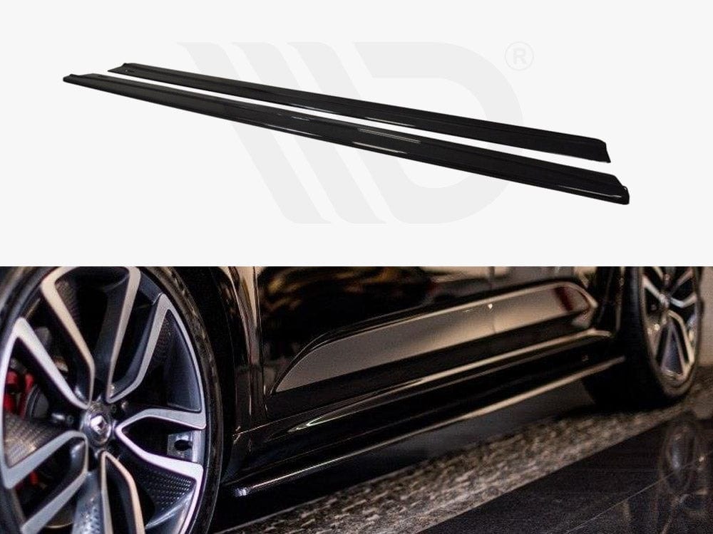 Maxton Design Carbon Look / Red Side Skirts Diffusers Renault Talisman Maxton Design SR