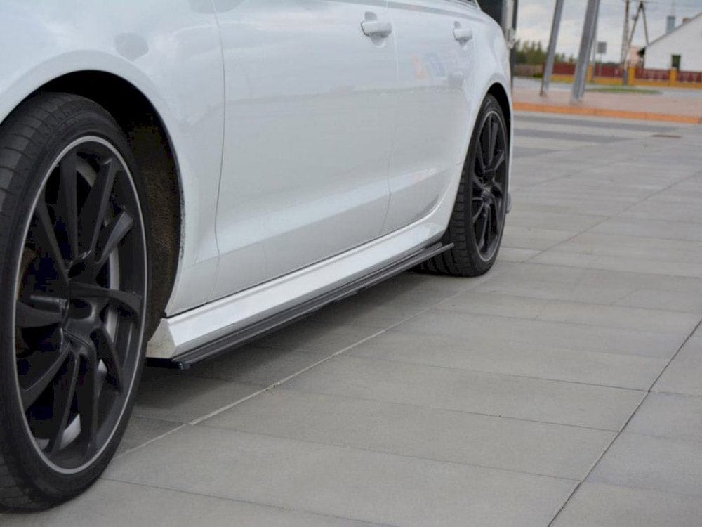 Maxton Design Carbon Look Side Skirts Diffusers Audi A6 S-Line / S6 C7 FL Maxton Design SR