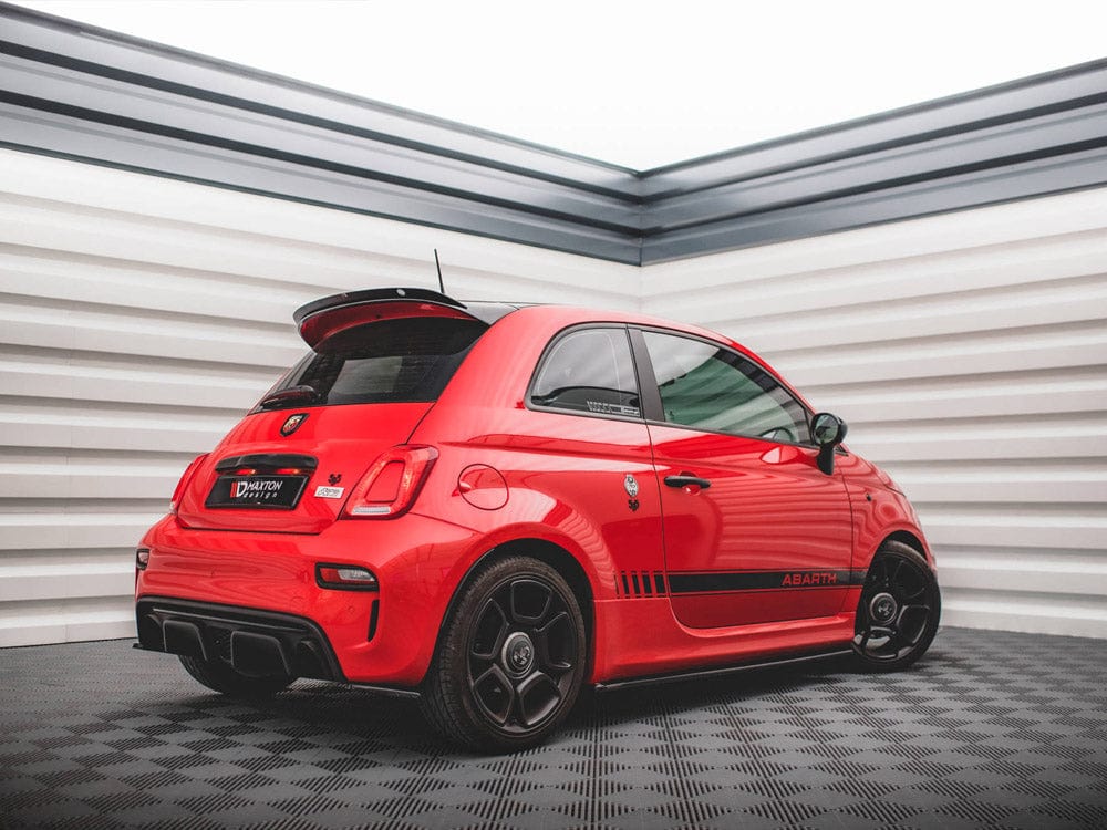 Maxton Design Carbon Look Side Skirts Diffusers Fiat 500 Abarth MK1 Facelift 2016-UP Maxton Design SR