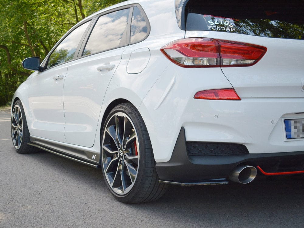 Maxton Design Carbon Look Side Skirts Diffusers V.1 Hyundai I30 N MK3 Hatchback / Fastback 2017- Maxton Design SR