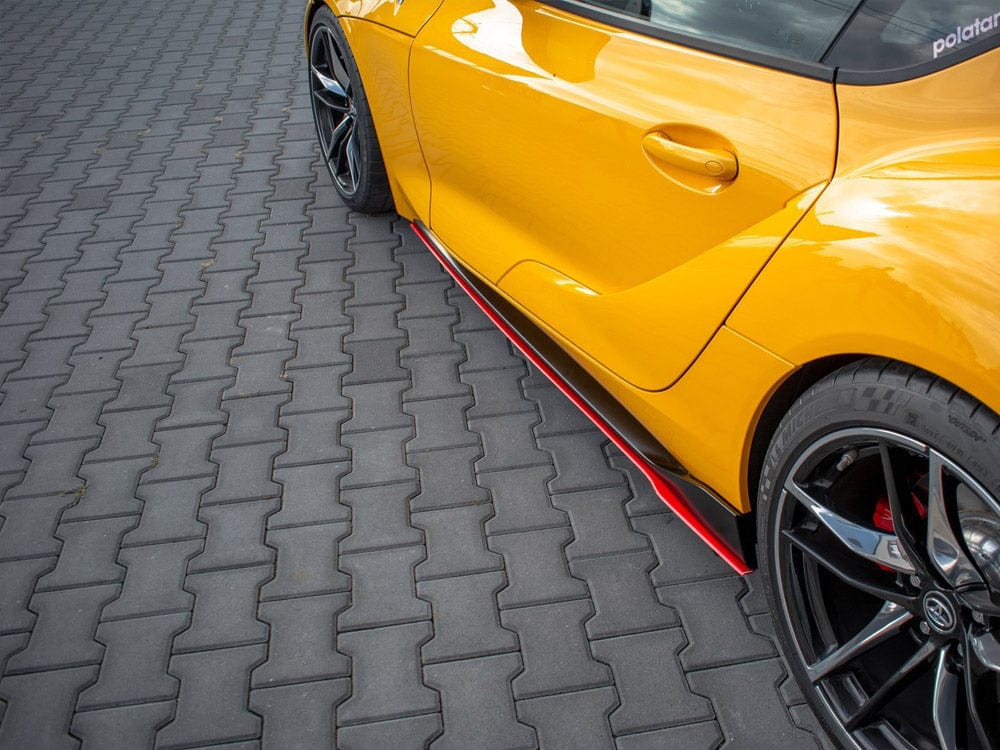 Maxton Design Carbon Look Side Skirts Diffusers V.2 Toyota Supra Mk5 2019- Maxton Design SR