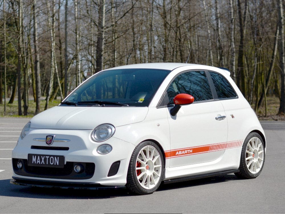 Maxton Design Carbon Look Side Skirts Splitters Fiat 500 MK1 Abarth 2008-2012 Maxton Design SR