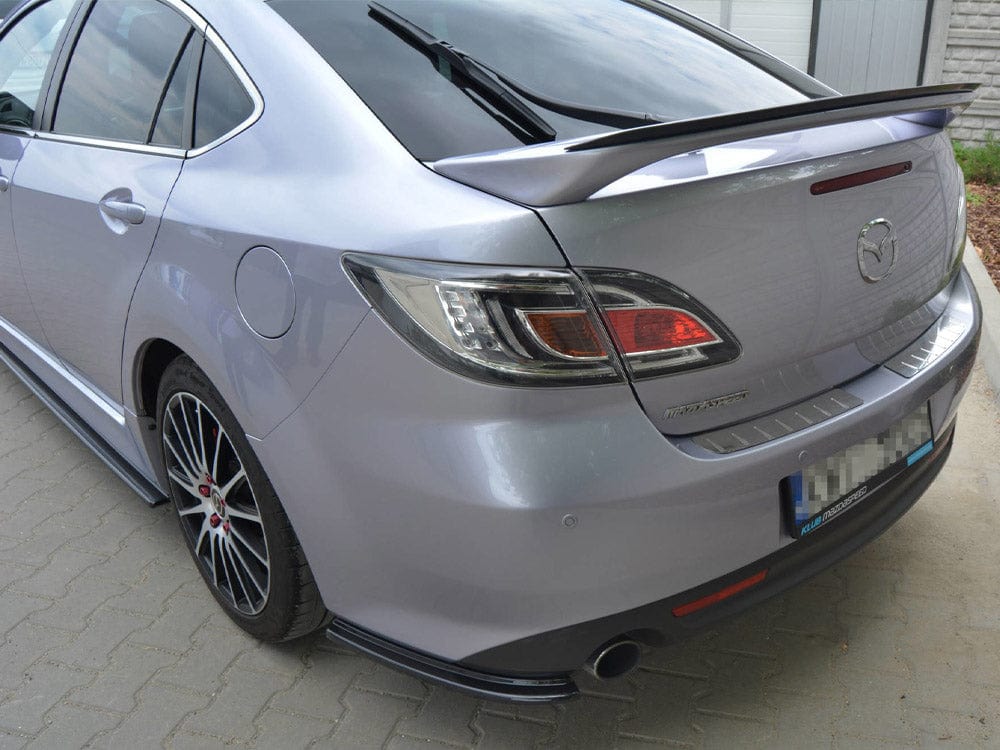 Maxton Design Carbon Look Spoiler Extension CAP  Mazda 6 MK2 Sport Hatch (Gh-series) Pre-facelift 2008-2010 Maxton Design SR