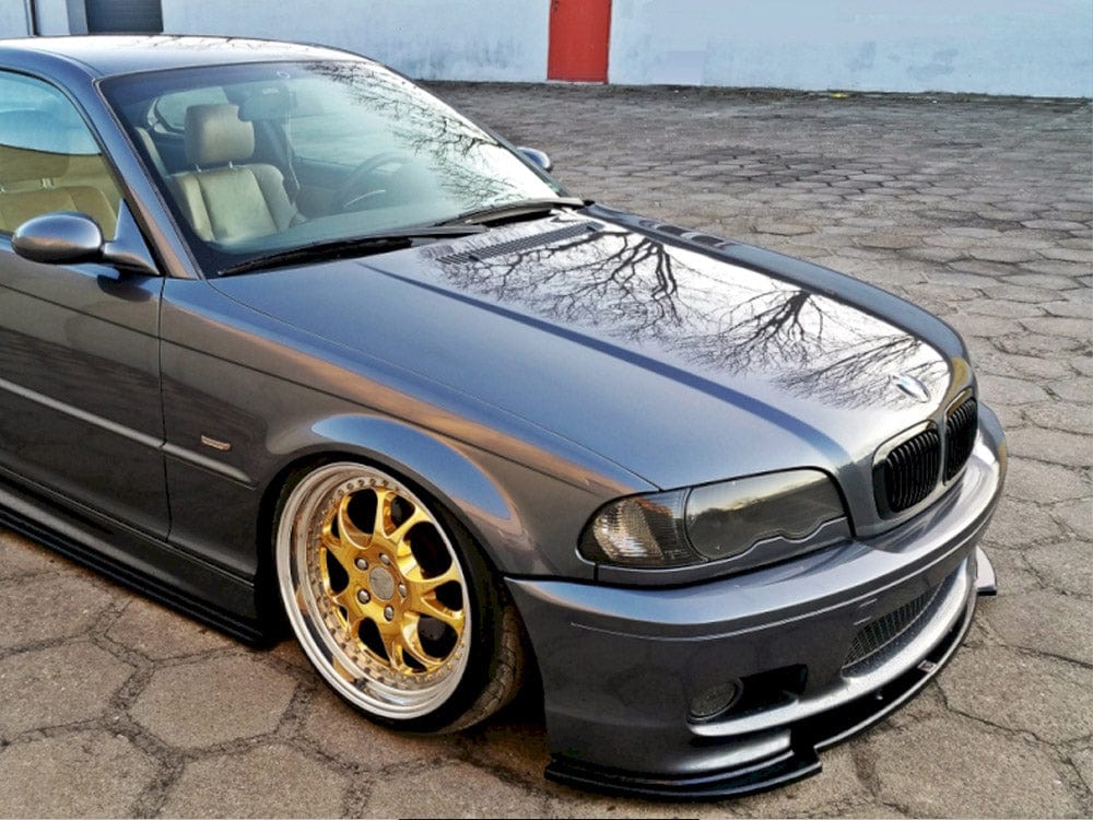 Maxton Design Carbon Look / Yellow Front Splitter Bmw 3 E46 Mpack Coupe 1999-2003 Maxton Design SR
