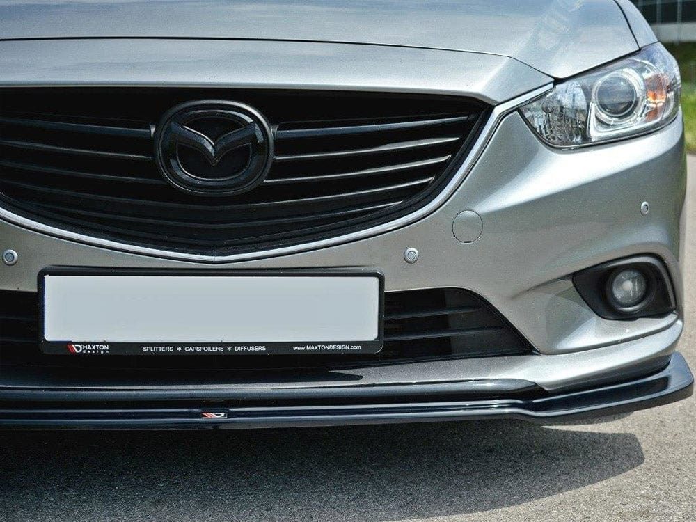 Maxton Design Carbon Look / Yellow Front Splitter Mazda 6 GJ (MK3) 2012-2014 Maxton Design SR
