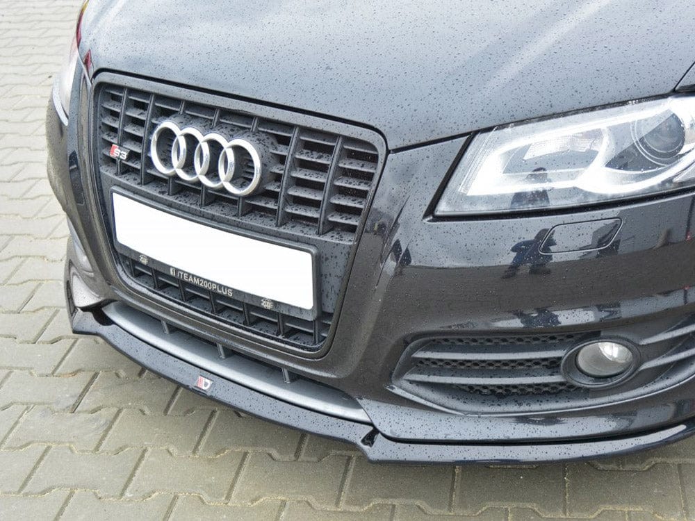 Maxton Design Carbon Look / Yellow Front Splitter V.1 Audi S3 8P (Facelift Model) 2009-2013 Maxton Design SR