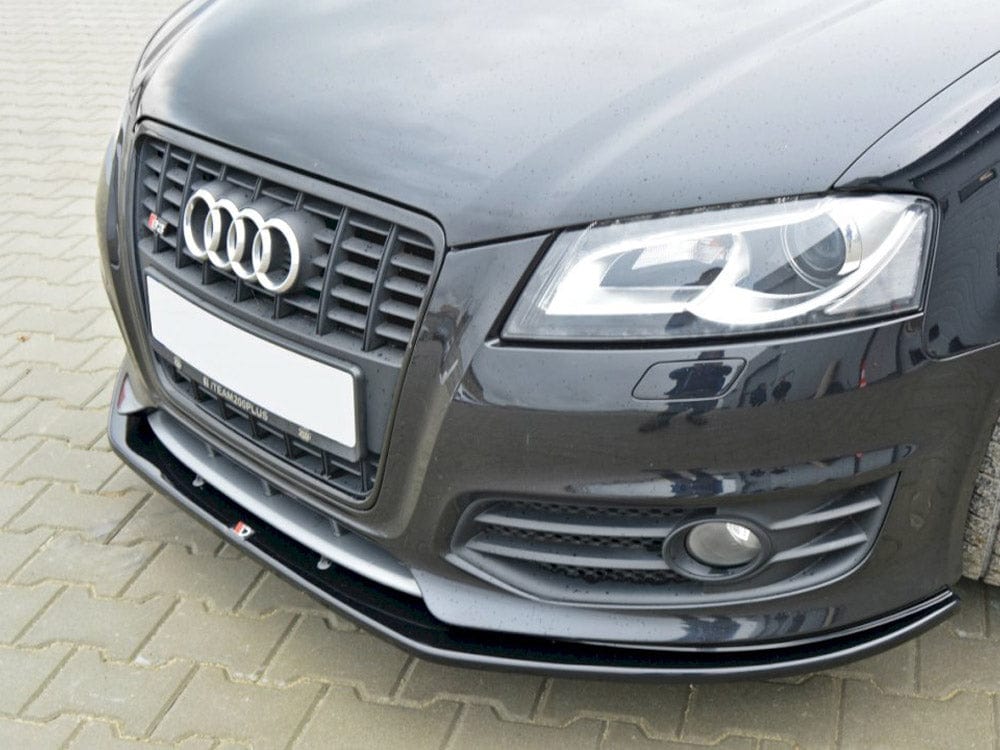 Maxton Design Carbon Look / Yellow Front Splitter V.2 Audi S3 8P (Facelift Model) 2009-2013 Maxton Design SR