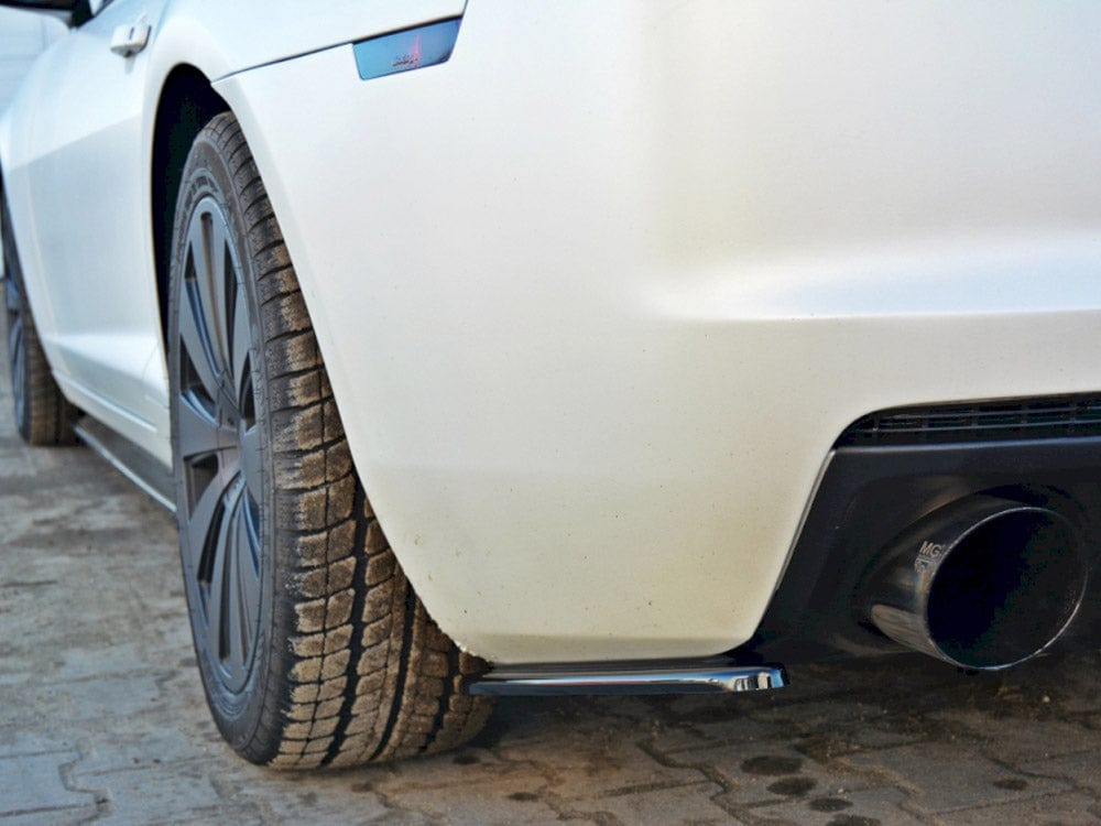 Maxton Design Carbon Look / Yellow Rear Side Splitters Chevrolet Camaro V SS - US Version (Preface) 2009-13 Maxton Design SR