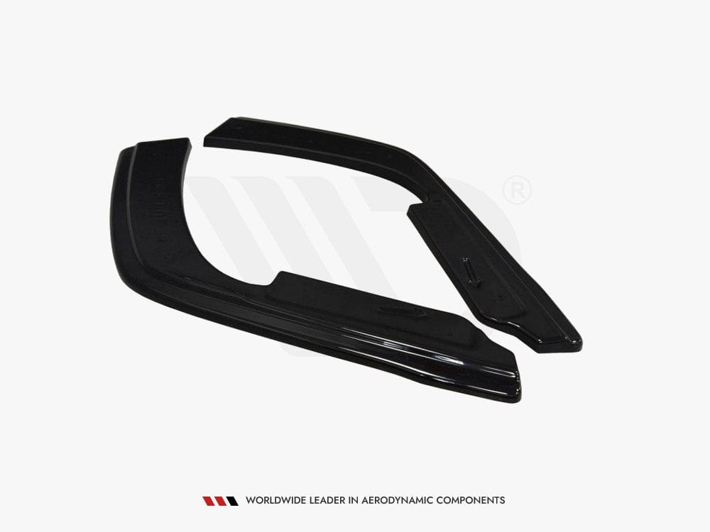 Maxton Design Carbon Look / Yellow Rear Side Splitters Renault Talisman Maxton Design SR
