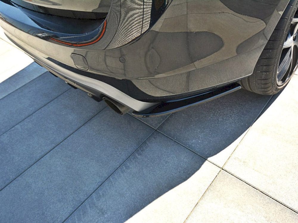 Maxton Design Carbon Look / Yellow Rear Side Splitters Volvo V60 Polestar Facelift Maxton Design SR