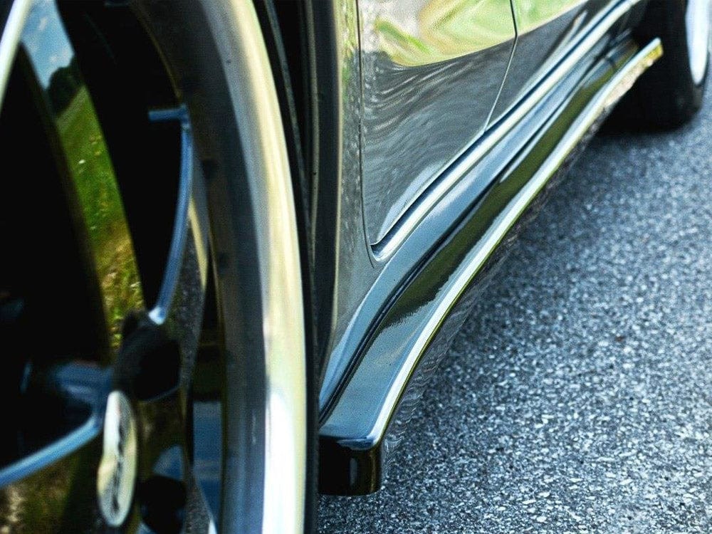 Maxton Design Carbon Look / Yellow Side Skirts Diffusers Mazda 6 Estate GJ Mk3 Maxton Design SR