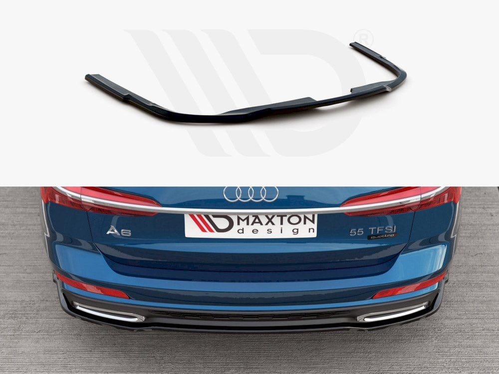 Maxton Design Central Rear Splitter Audi A6 S-Line Avant C8 Maxton Design SR