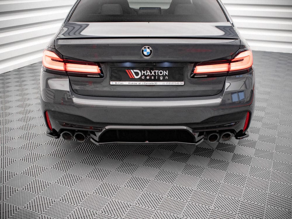 Maxton Design Central Rear Splitter BMW M5 F90 2017-2019 Maxton Design SR