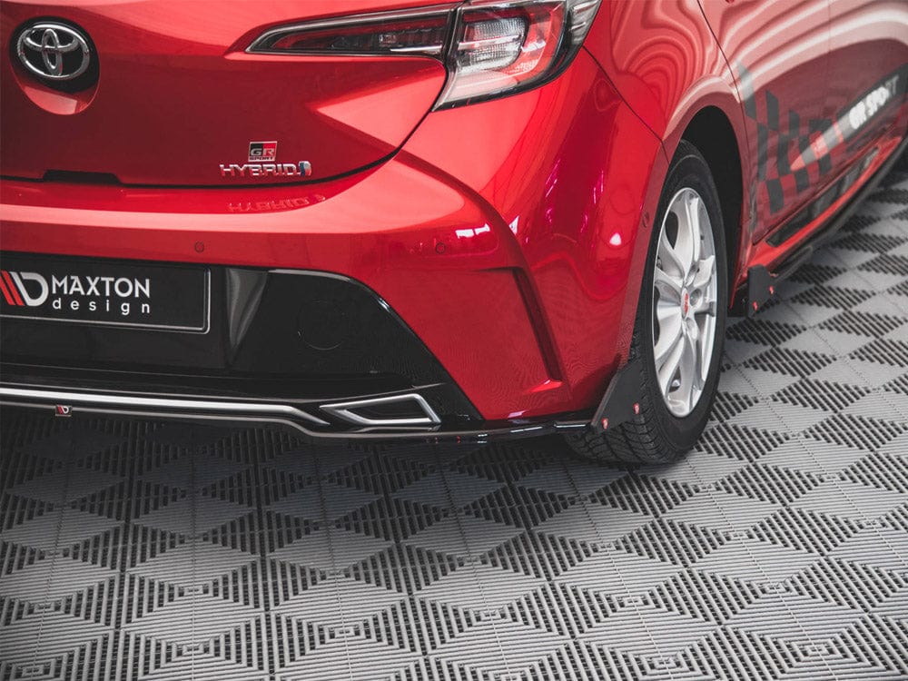 Maxton Design Central Rear Splitter + Flaps Toyota Corolla GR Sport Hatchback XII Maxton Design SR