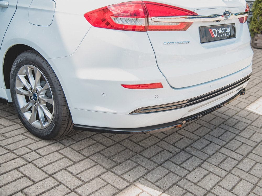 Maxton Design Central Rear Splitter Ford Mondeo Estate Platinum MK5 Facelift 2019- Maxton Design SR