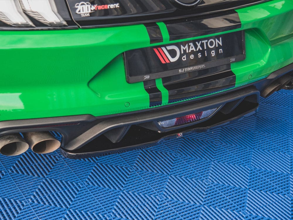 Maxton Design Central Rear Splitter Ford Mustang GT Mk6 Facelift 2017- Maxton Design SR