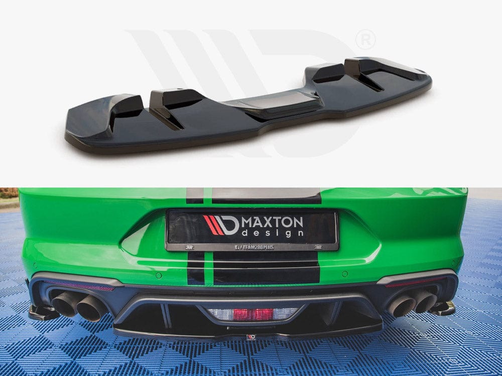 Maxton Design Central Rear Splitter Ford Mustang GT Mk6 Facelift 2017- Maxton Design SR