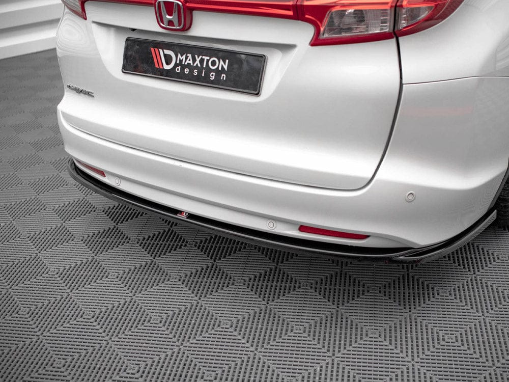 Maxton Design Central Rear Splitter Honda Civic Tourer MK9 2011-2014 Maxton Design SR