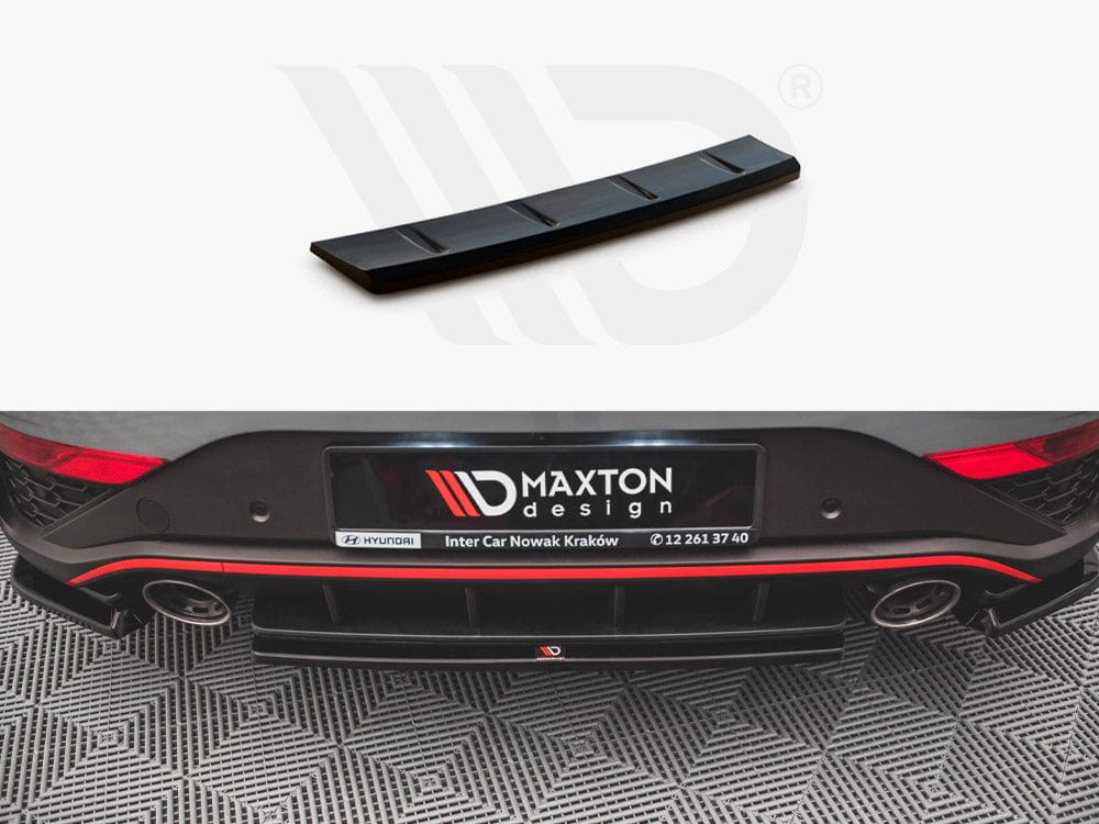Maxton Design Central Rear Splitter Hyundai I30 N Hatchback Mk3 Facelift 2020- Maxton Design SR