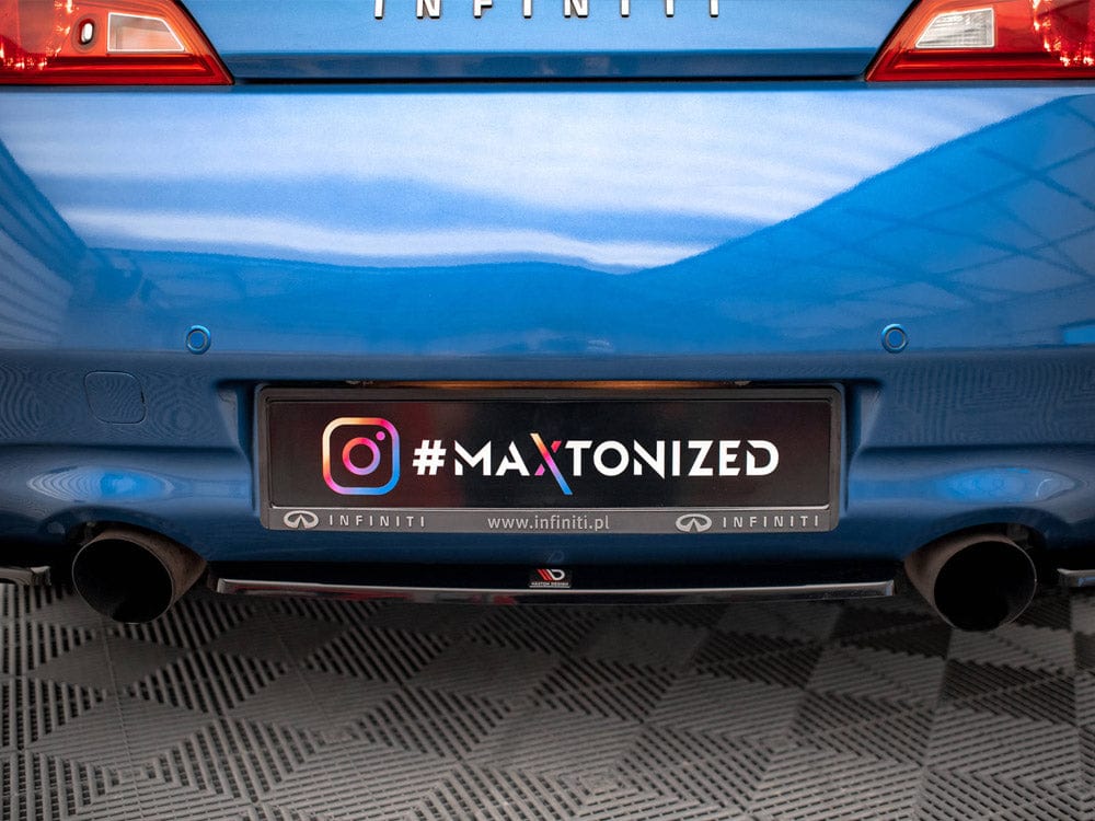 Maxton Design Central Rear Splitter Infiniti G37 Coupe Maxton Design SR