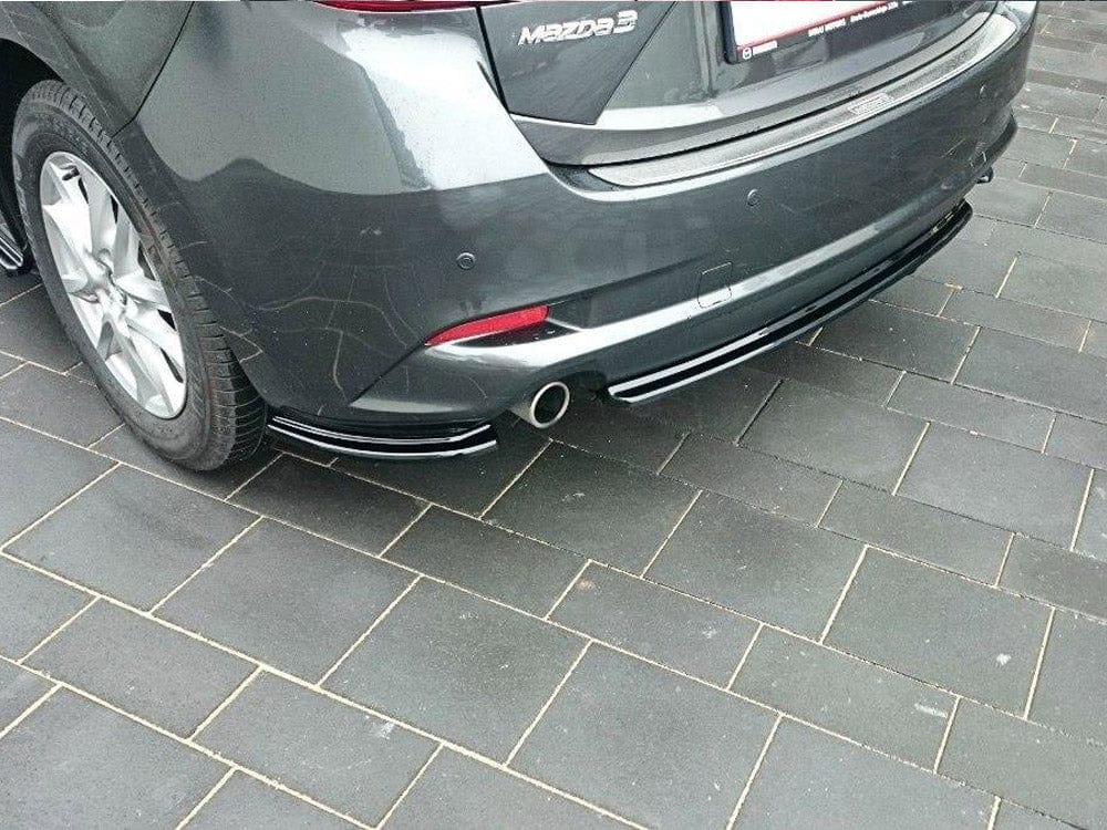 Maxton Design Central Rear Splitter Mazda 3 Mk3 Facelift Maxton Design SR